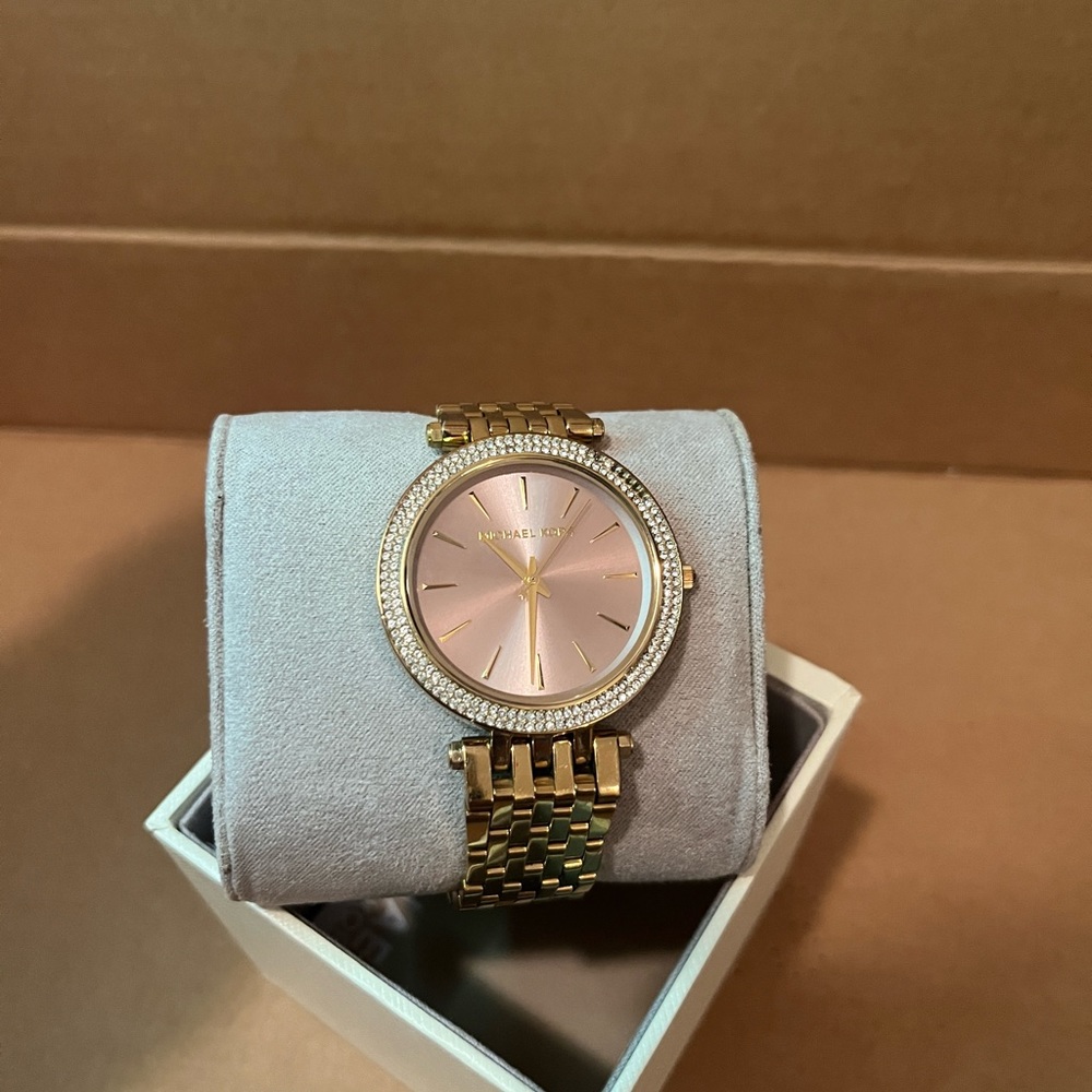 MICHAEL KORS WATCH - GOLD - ROSEGOLD FACE